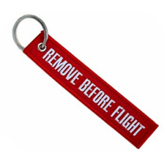 Keychain “Remove Before Flight”
