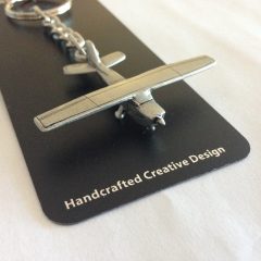 Sparta Pewter Keychain “Cessna”